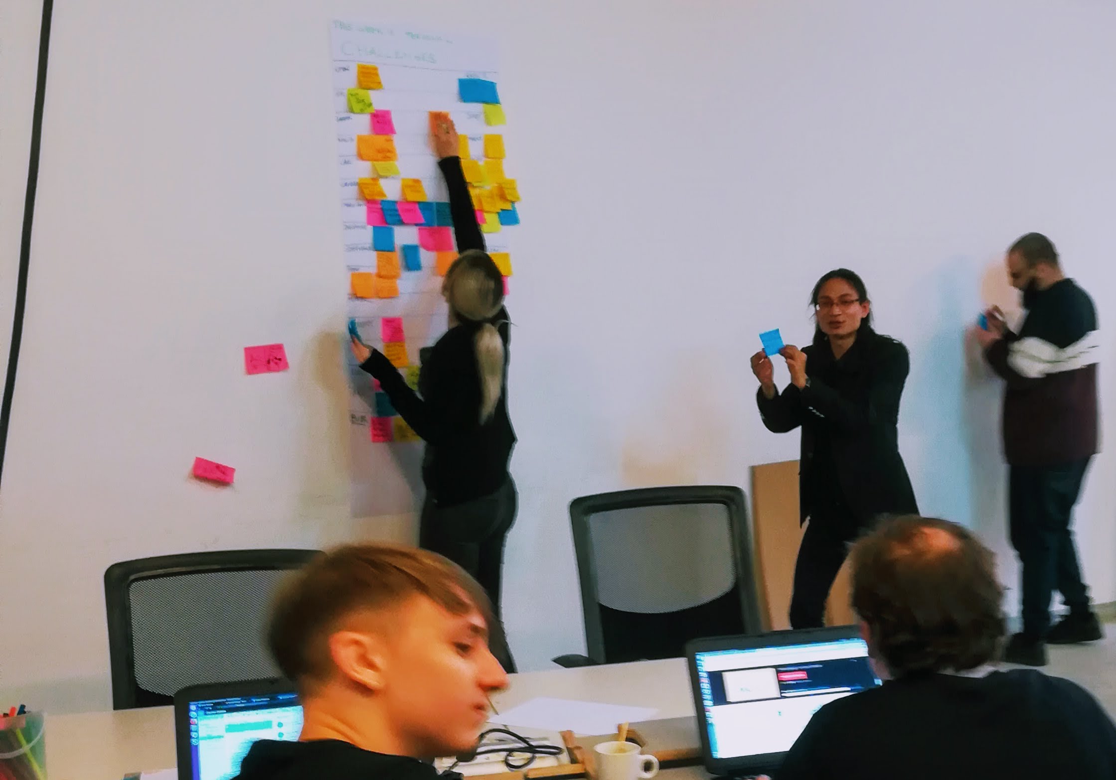The Challenges of the Week, in action.
