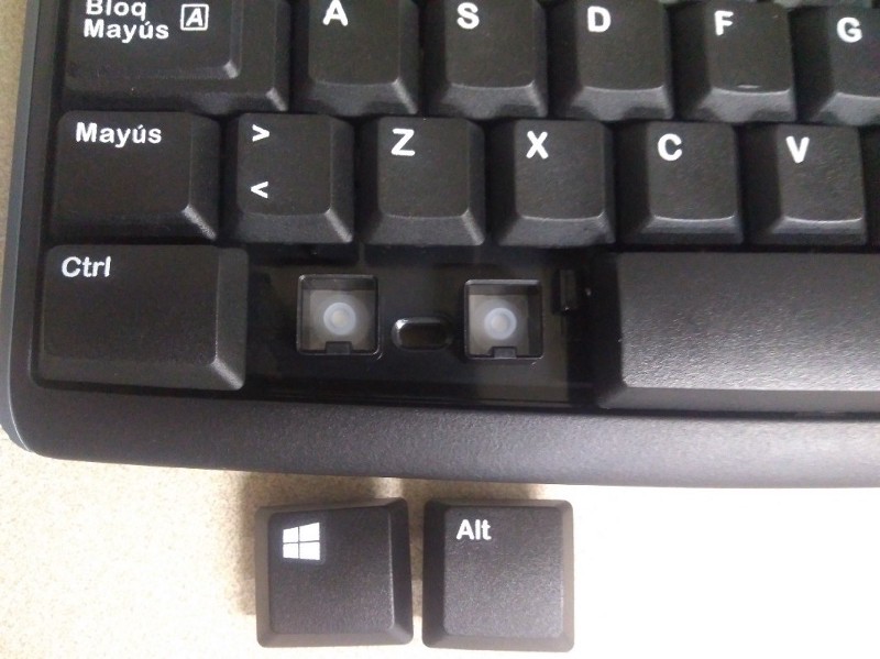 Alt PC Keyboard distribution