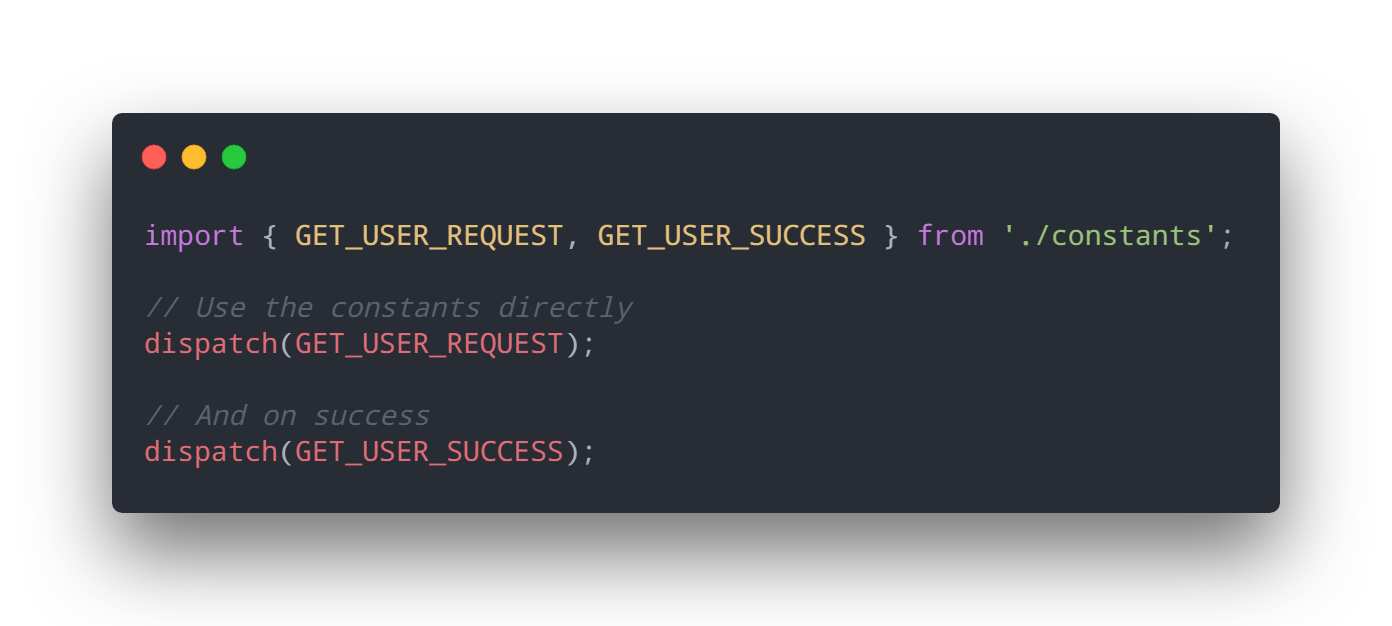 Other usage of constants