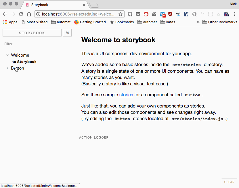Getting Started with Storybook for React Just Some Dev