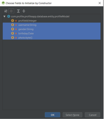 Generating constructor