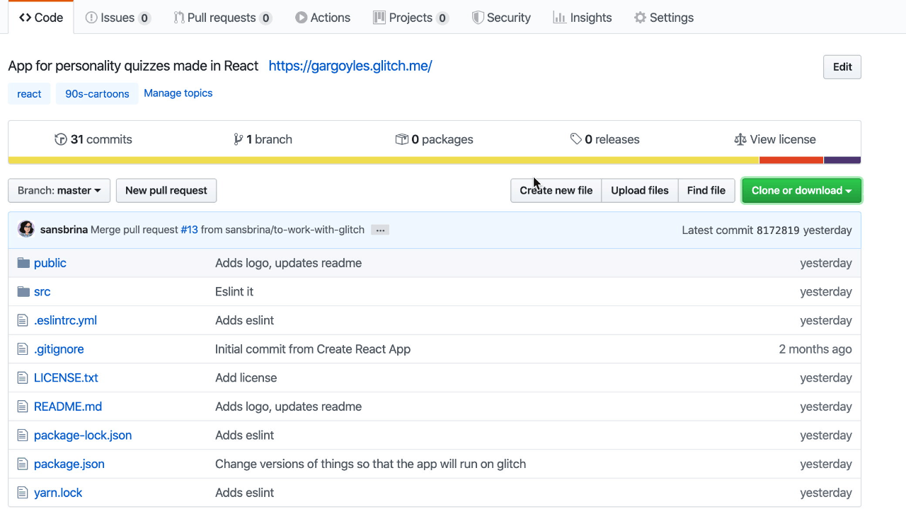 Default branch being changed via Github web UI