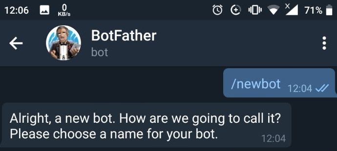 create new bot