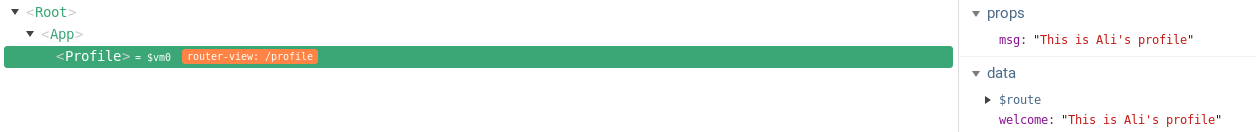 Vue Pass Data to Router Link