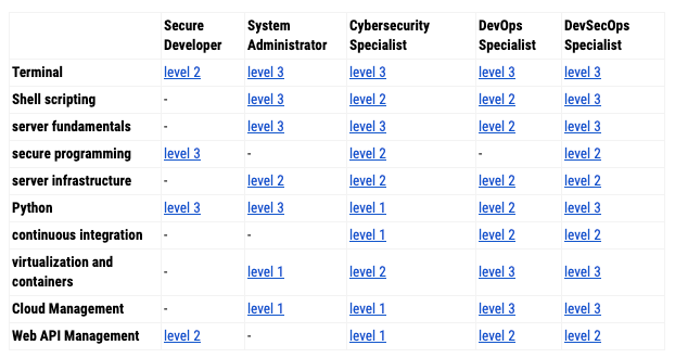 Careers described in skills