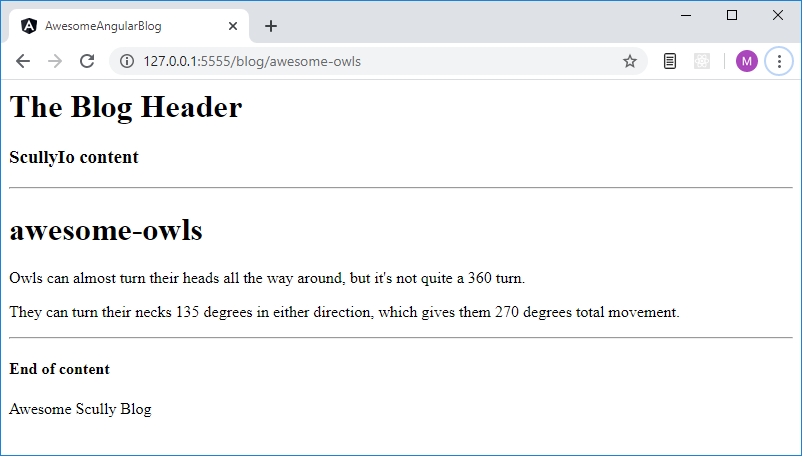 Our markdown post is now live