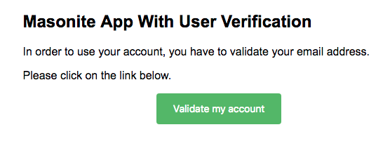 Email verification