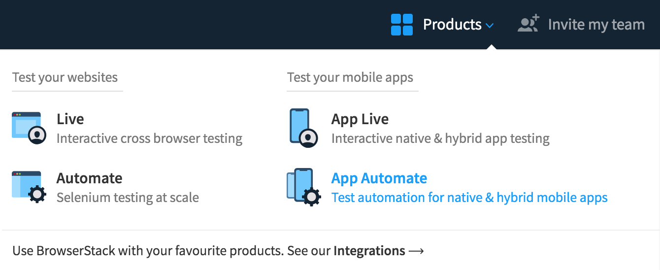 BrowserStack App Automate