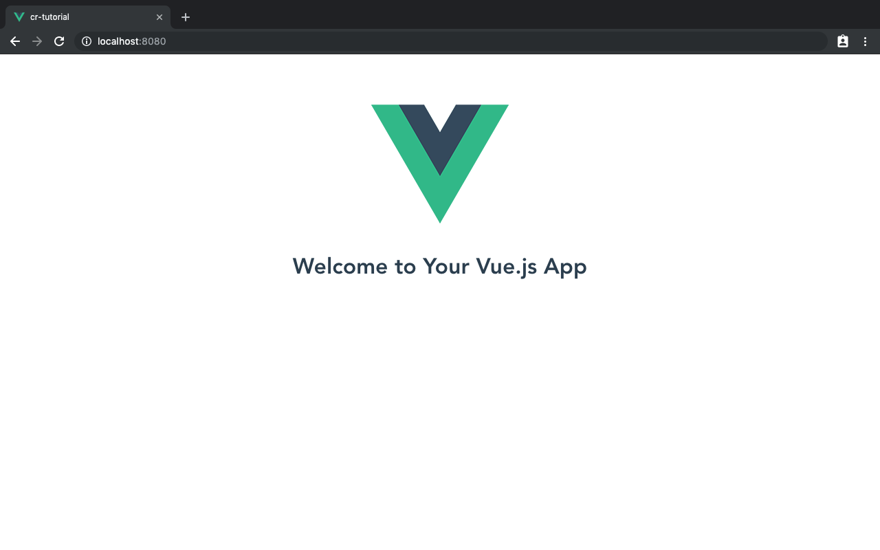 fresh vue installation