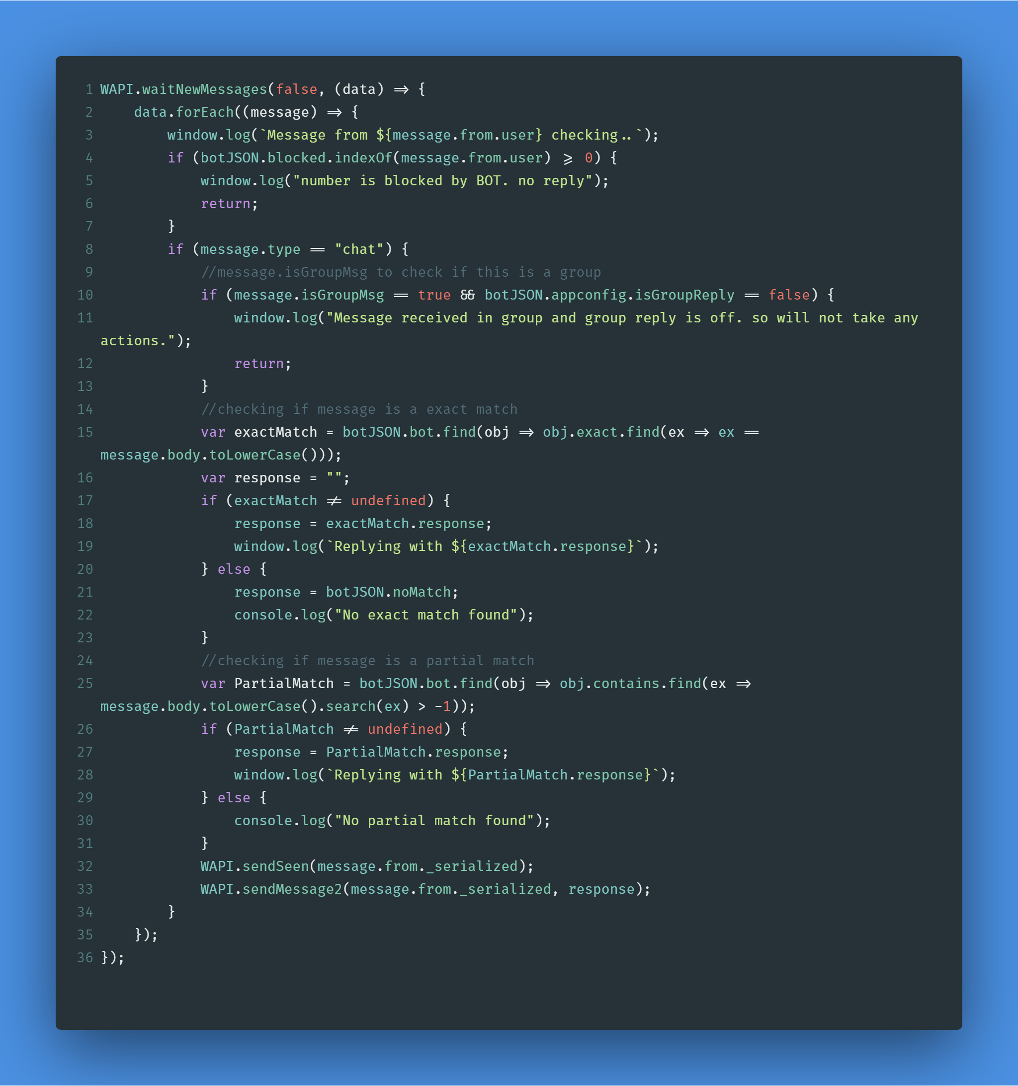 code screenshot