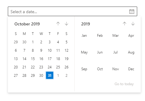 datepicker component