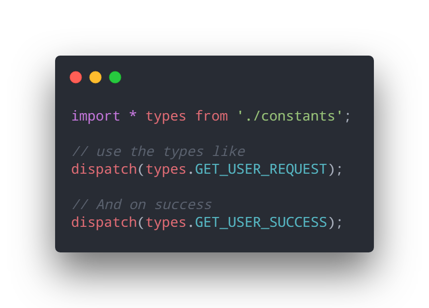 Use actions like this