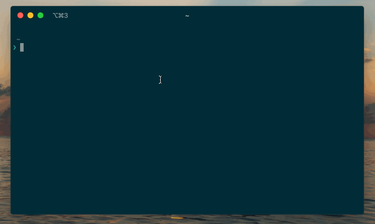 The alias in action!