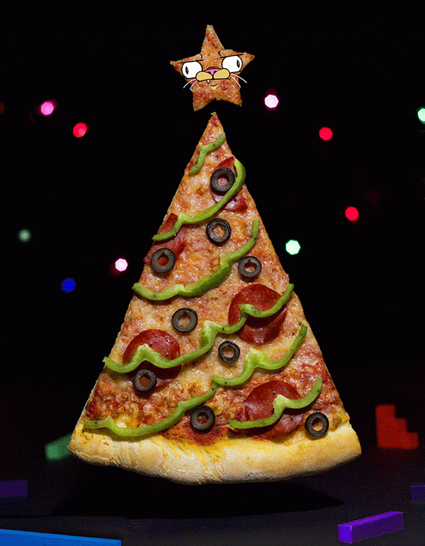 pizza tree cat
